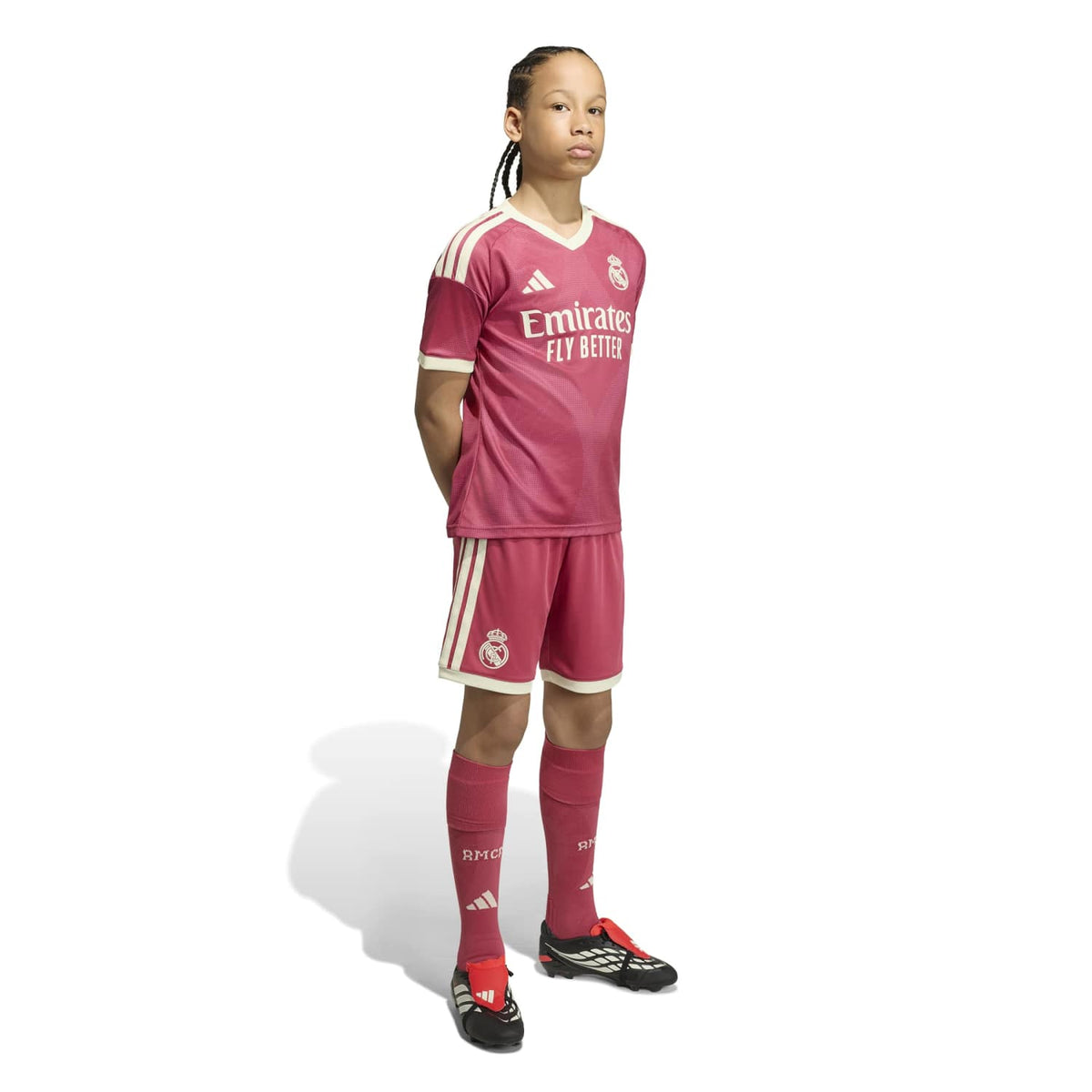 Camiseta Niño Tercera Equipación Rosa 26/27