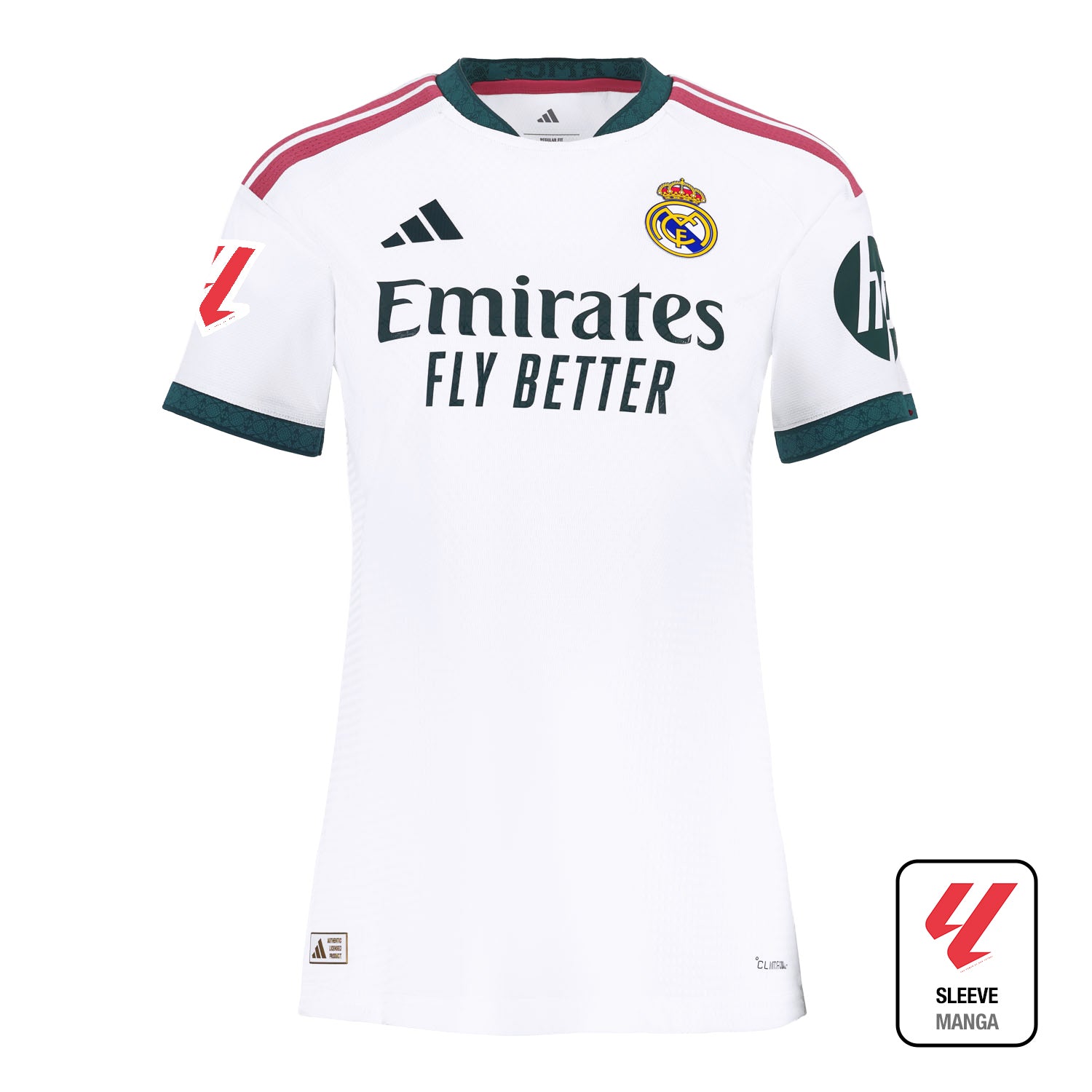 Camiseta Authentic Mujer Primera Equipación Blanca 26/27