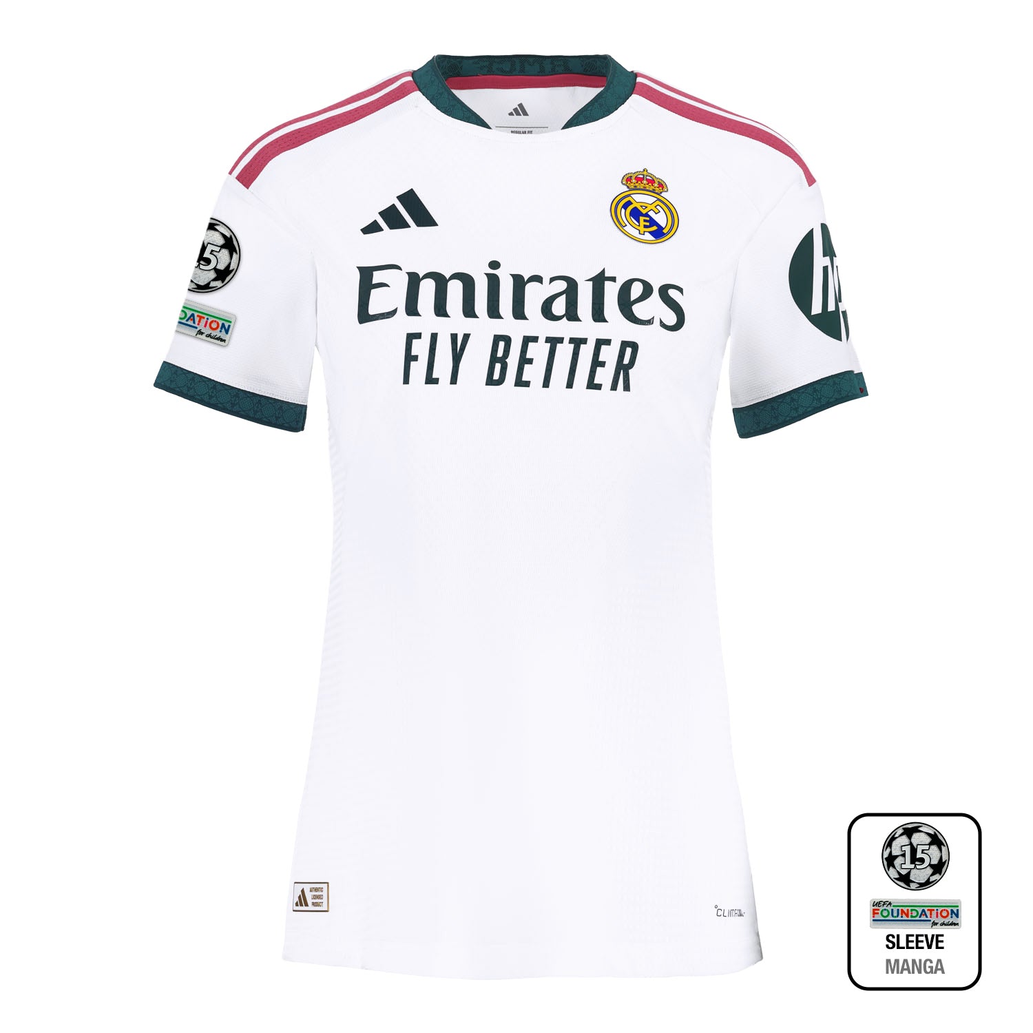 Camiseta Authentic Mujer Primera Equipación Blanca 26/27