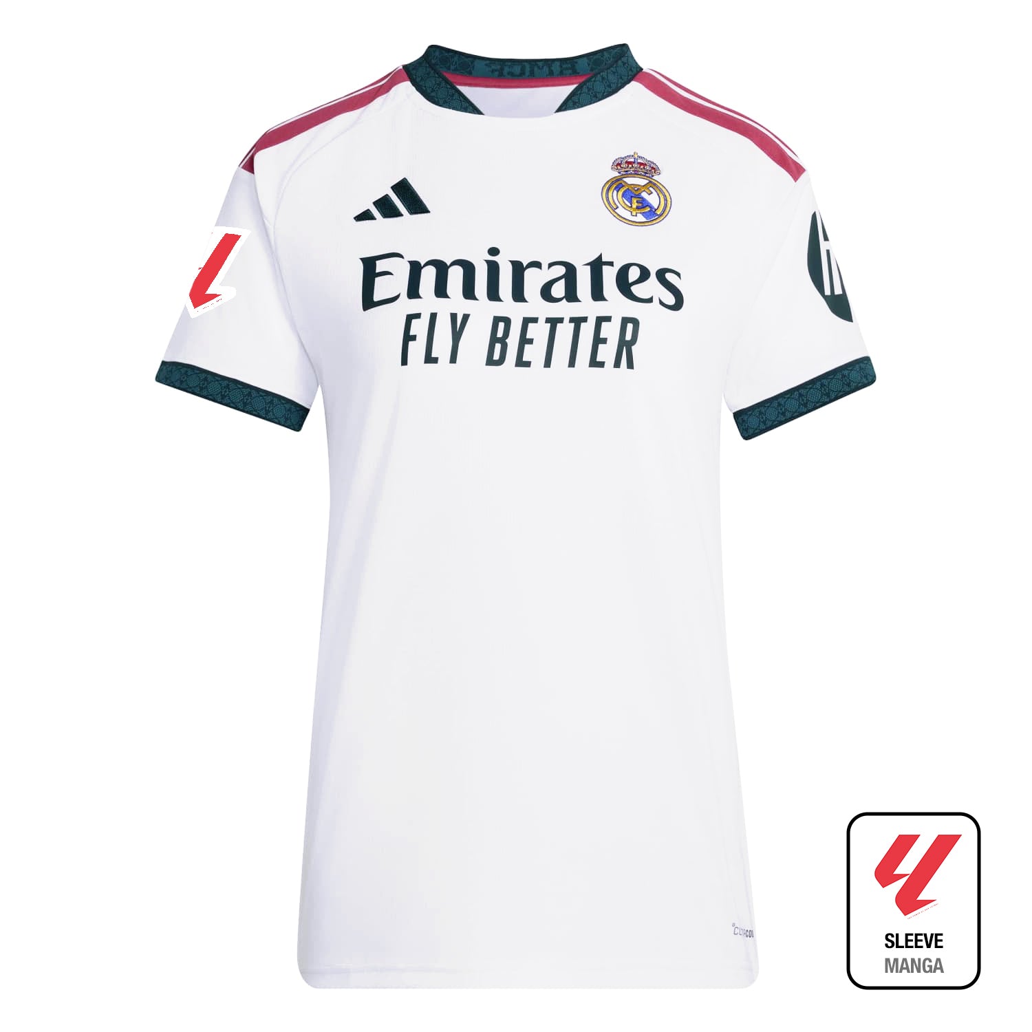 Camiseta Mujer Primera Equipación Blanca 26/27