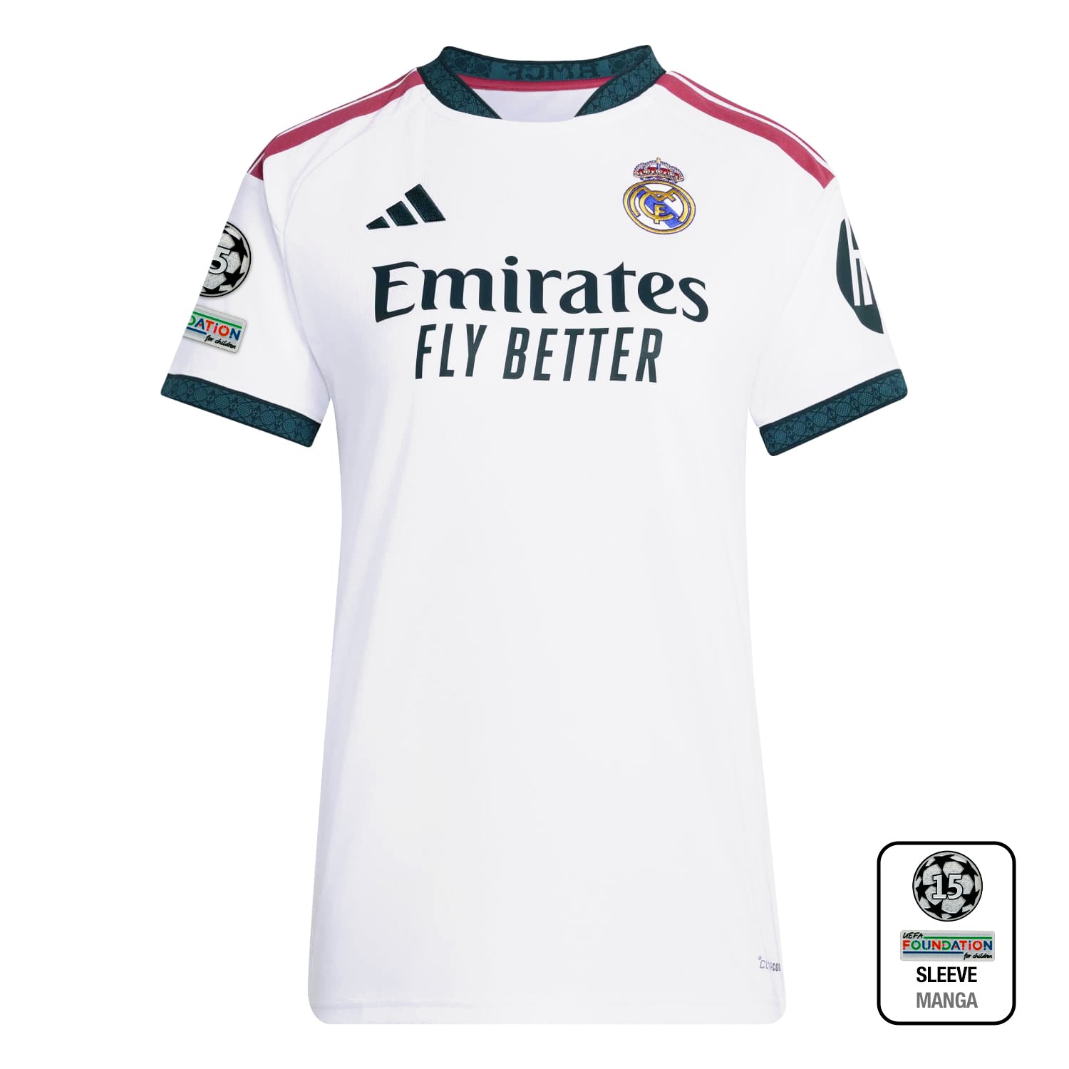Camiseta Mujer Primera Equipación Blanca 26/27
