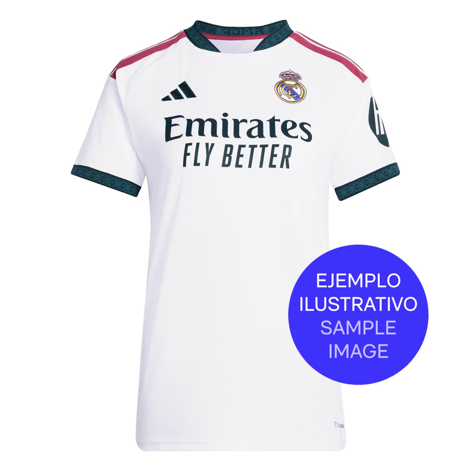 Camiseta Mujer Primera Equipación Blanca 27/28