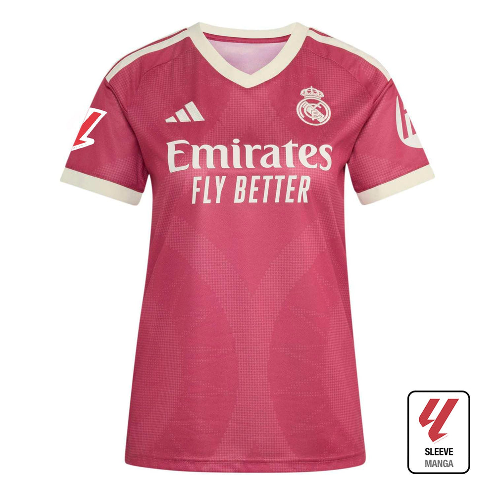 Camiseta Mujer Tercera Equipación Rosa 26/27