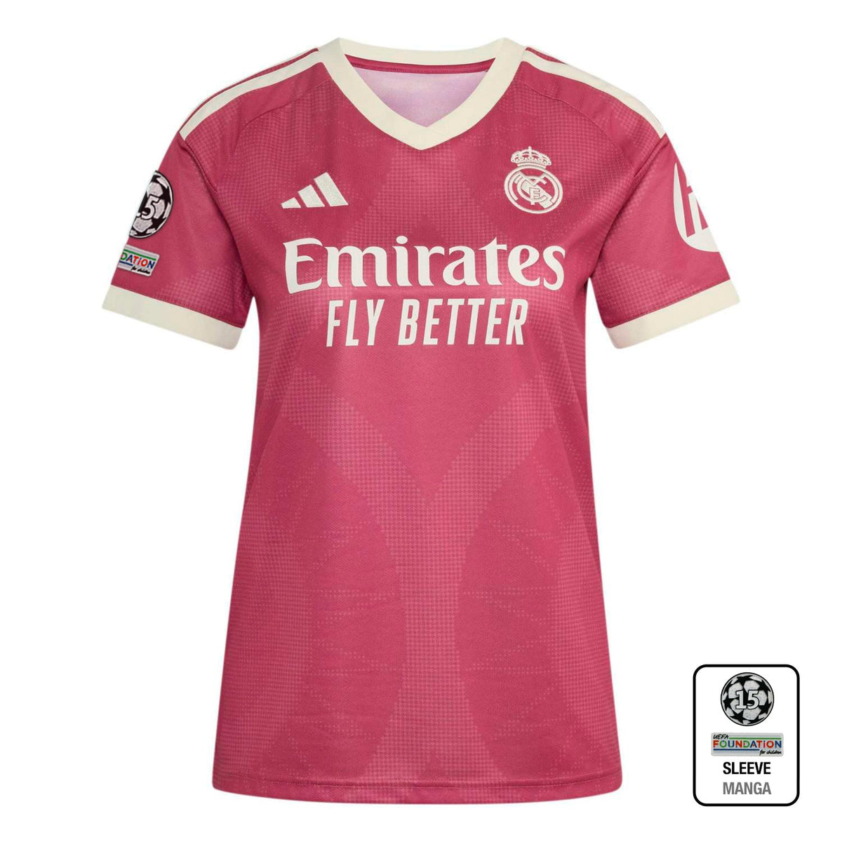Camiseta Mujer Tercera Equipación Rosa 26/27