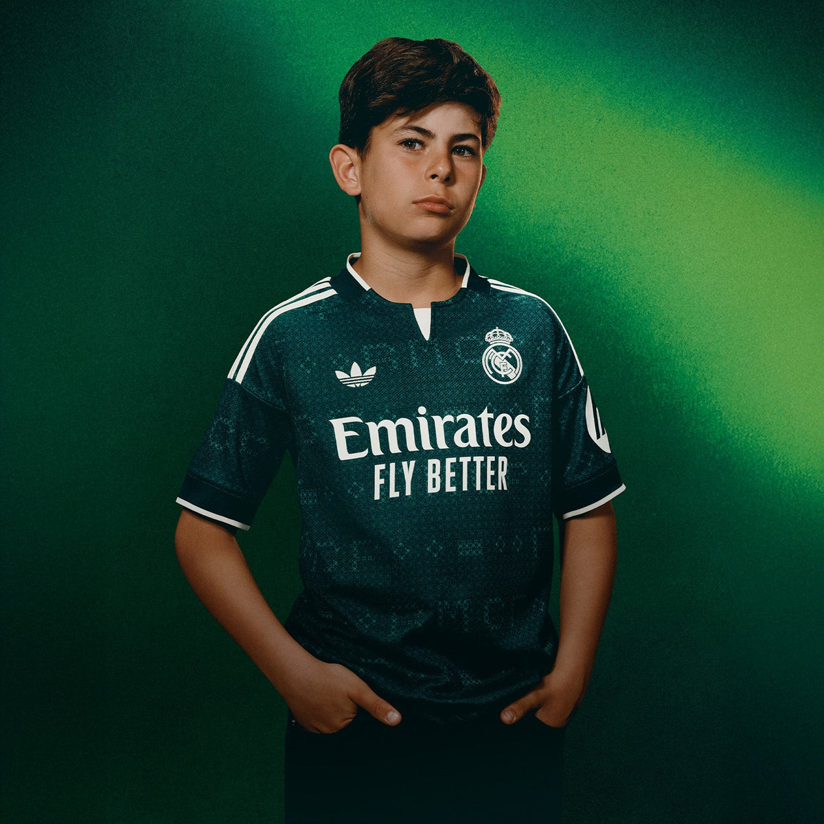 Kids Away Jersey Green 26/27