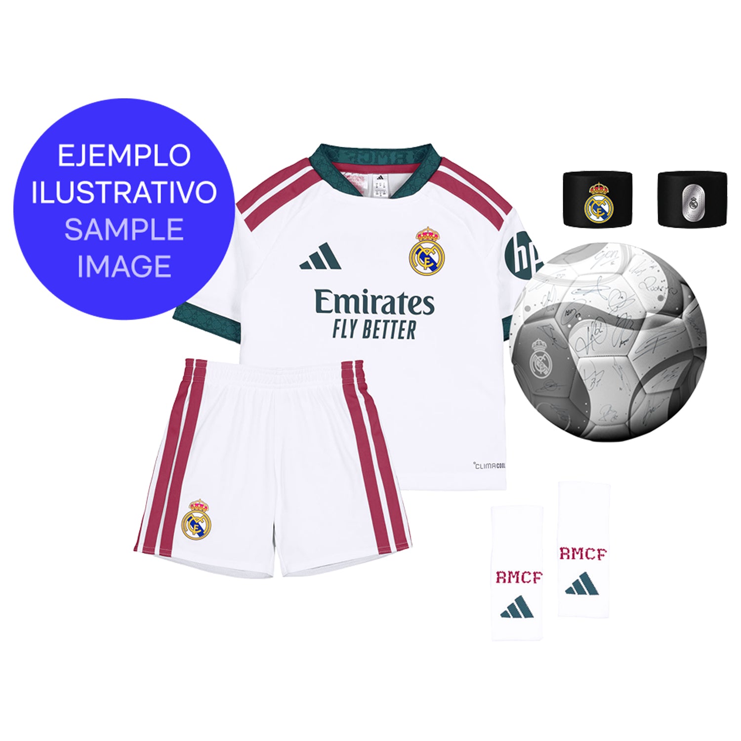 Conjunto Infantil Primera Equipación Blanca 27/28